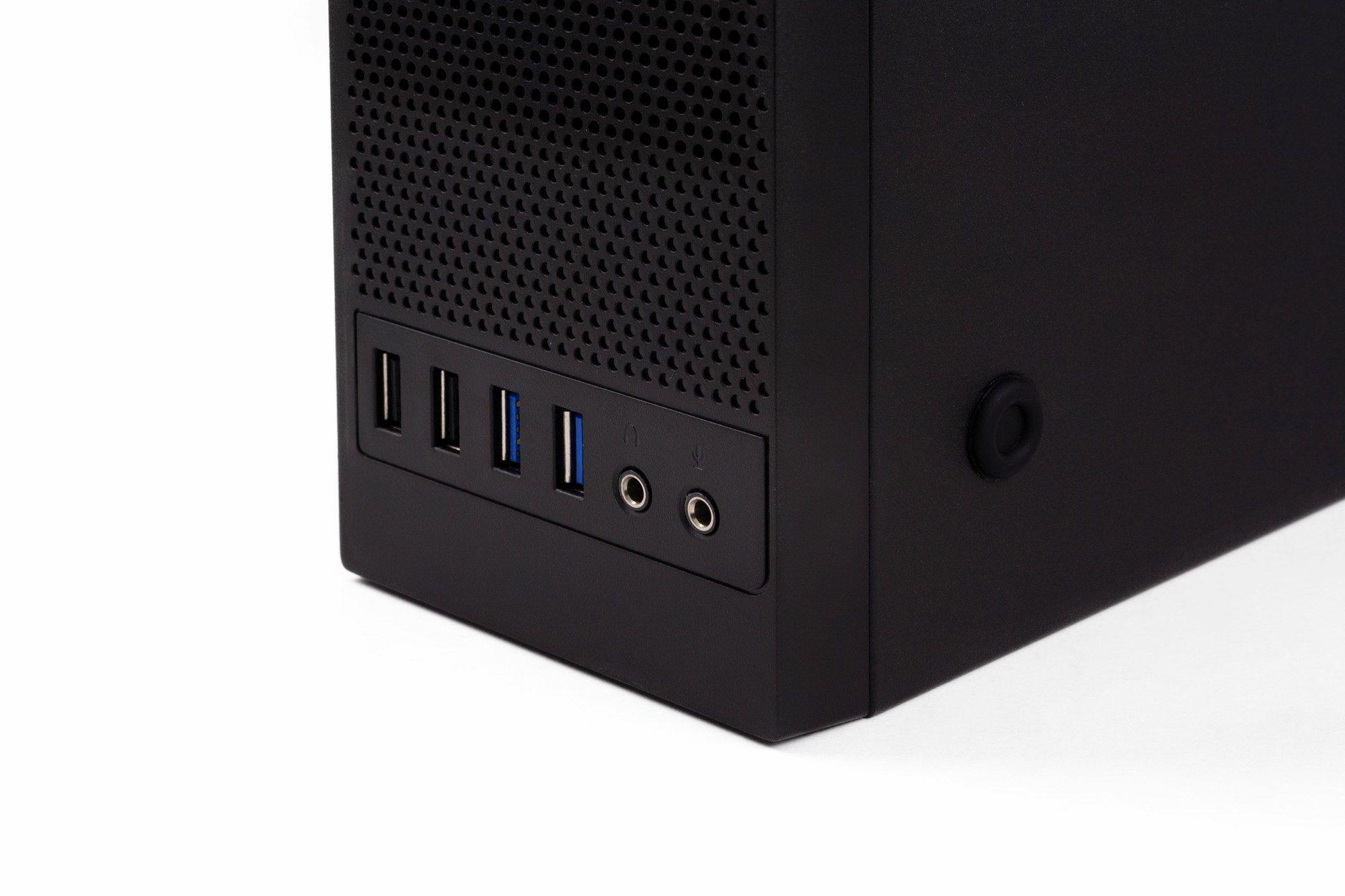 Caixa PC COOLBOX T360 Slim (Micro ATX, Mini-ITX - TFX - 300 W - Preto) — miniatura 6