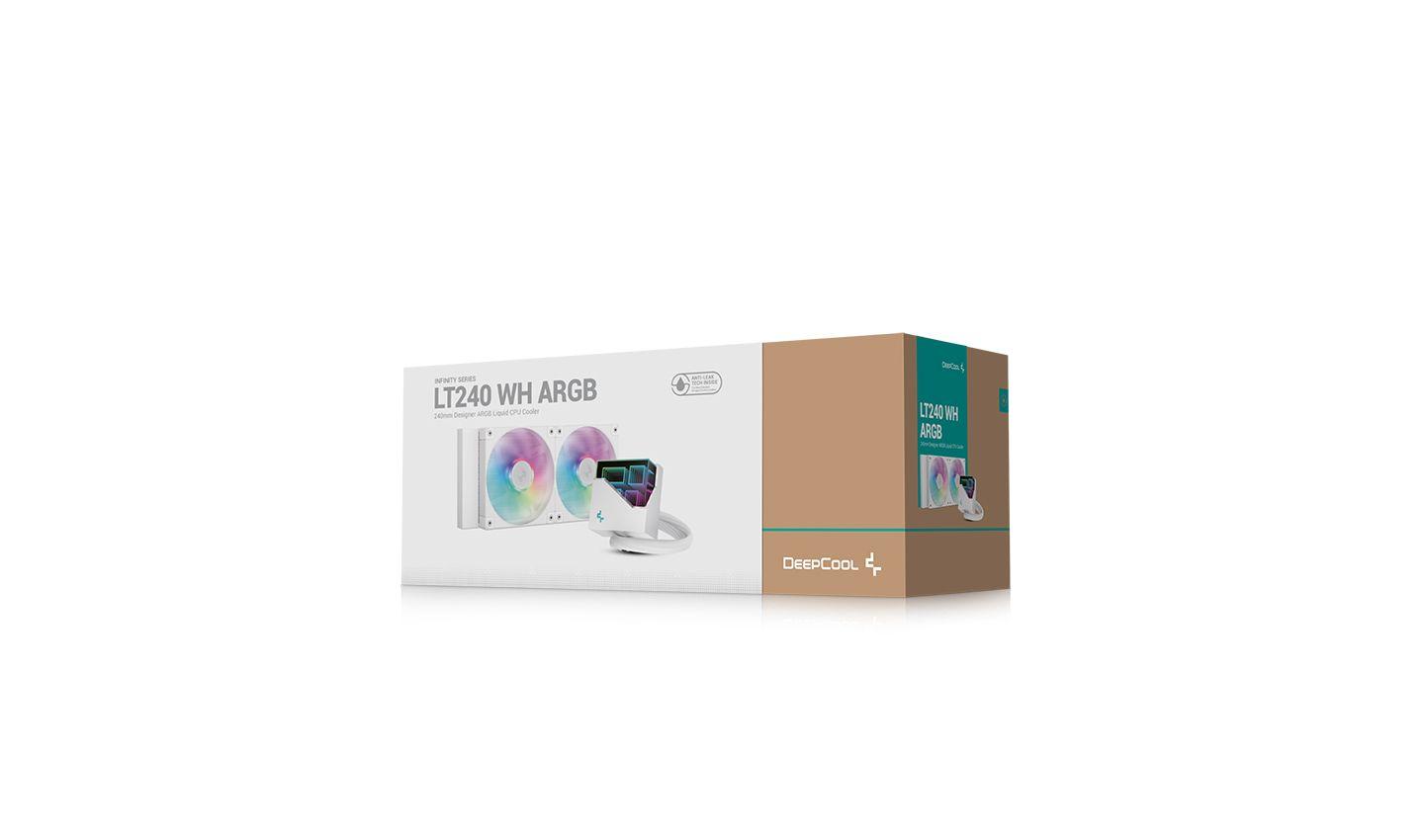 Kit de Refrigeração Líquida DEEPCOOL LT240 (12 cm - 2400 RPM - 4-pin - Branco), miniatura 6