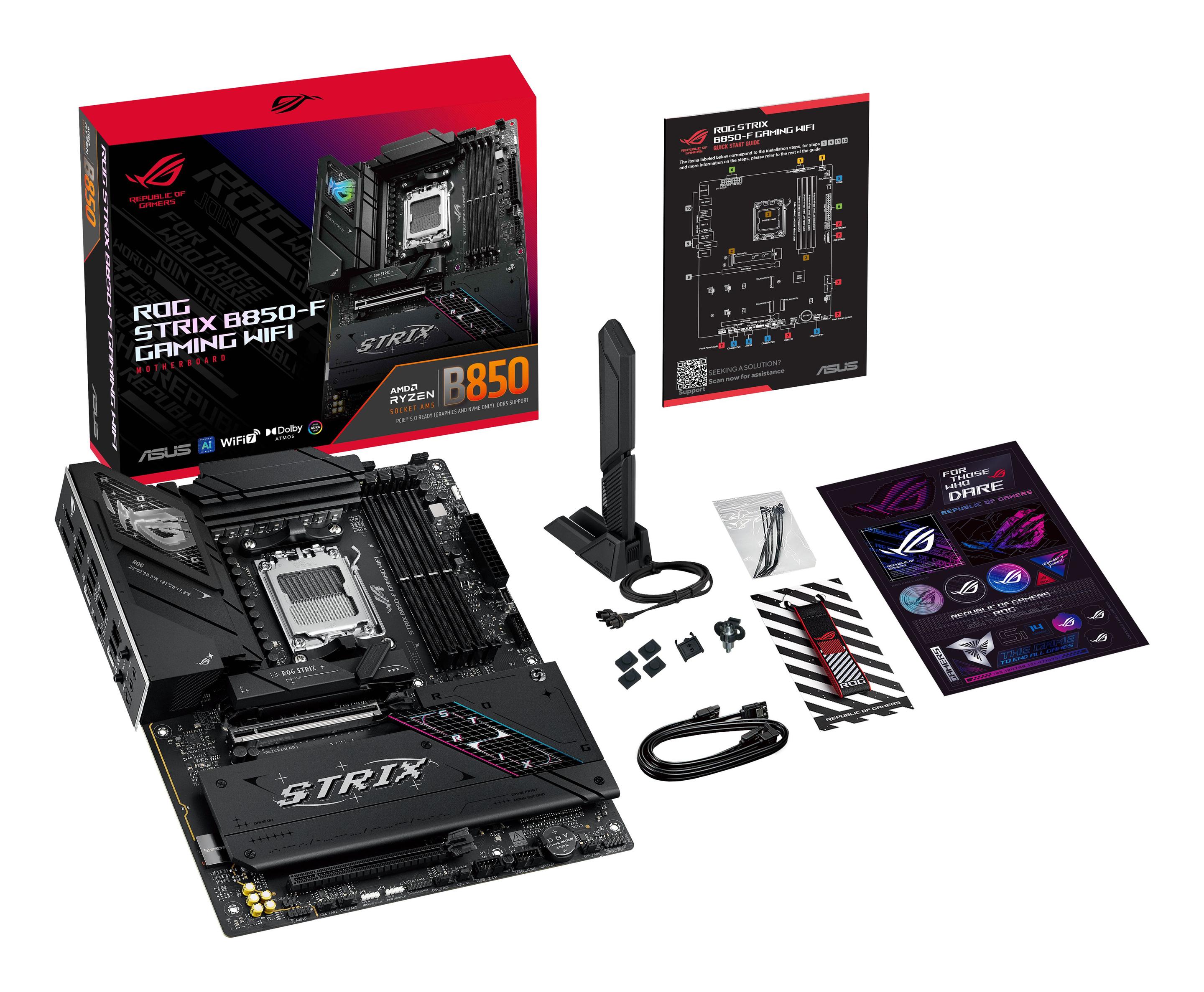Motherboard ASUS ROG Strix B850-F Gaming WiFi (AM5 - ATX - Duplo canal - Preto), miniatura 12