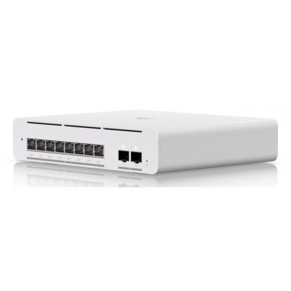 Switch Gerido UBIQUITI USW-Pro-XG-8-PoE (2 MB - 200 Gbit/s - L2/L3 - Cinzento), miniatura 2
