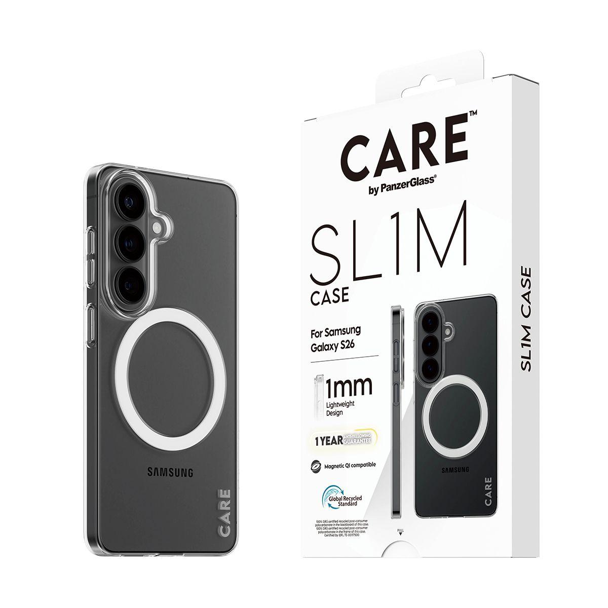 Capa para Telemóvel PANZERGLASS CARE SL1M para Samsung Galaxy S26 (6,3" - Samsung - Plástico - Transparente) — miniatura 6