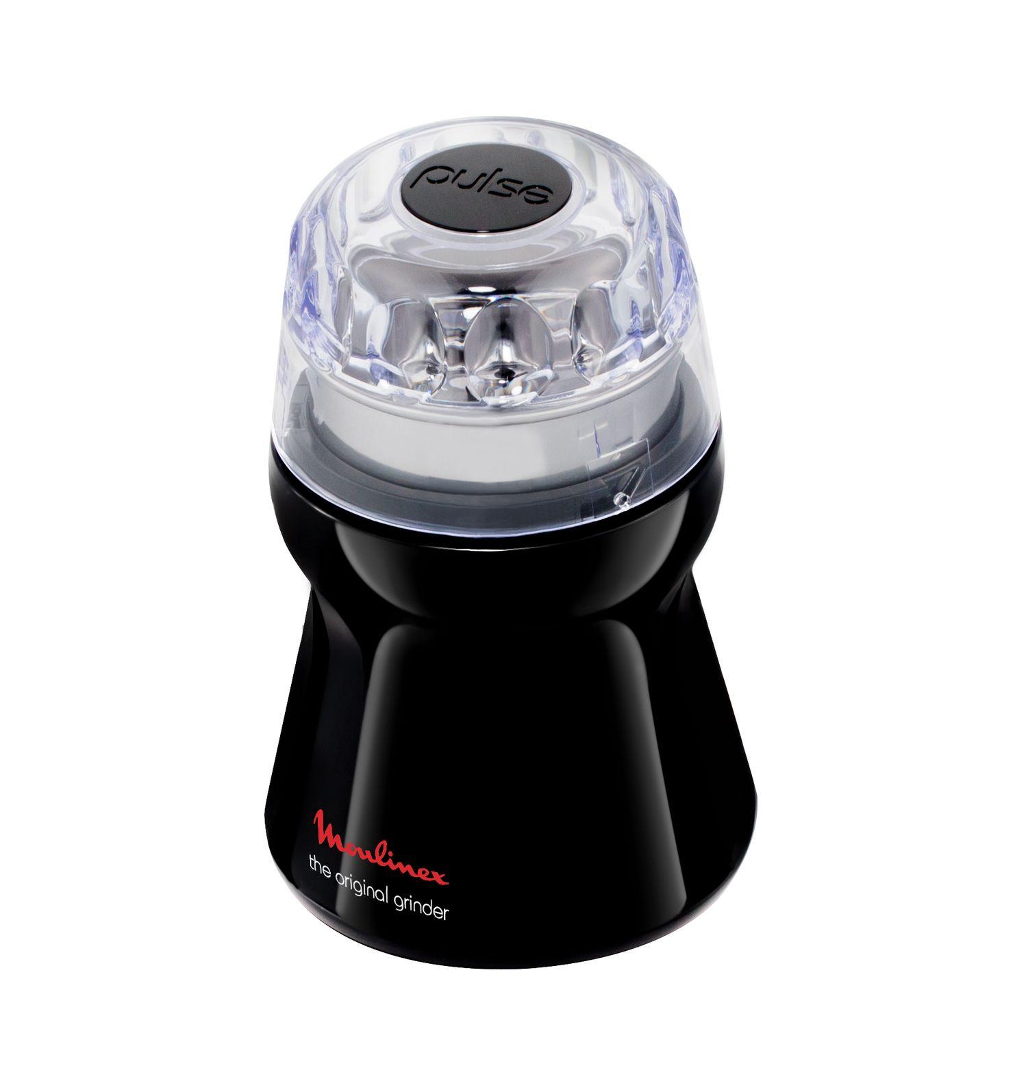 Moinho de Café MOULINEX AR110830 (180 W - 50 g - Aço inoxidável - Preto e Transparente) — miniatura 2