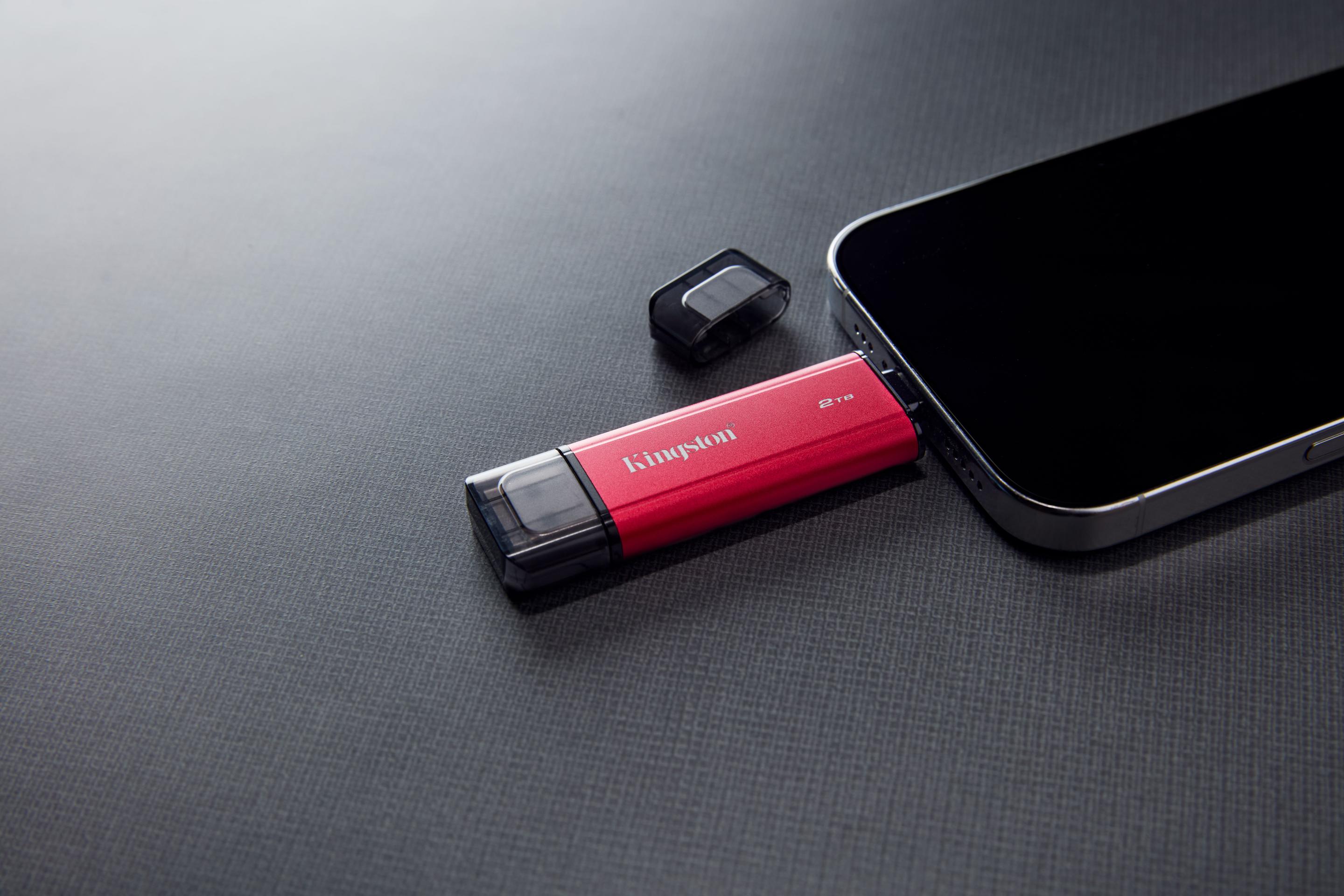 SSD KINGSTON Dual Portable SPSD/2TB (2 TB - Portátil - USB 3.2 Gen 2 - Preto e Vermelho), miniatura 14