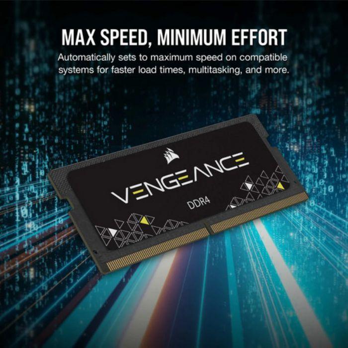 Memória RAM CORSAIR Vengeance CMSX32GX4M2A3200C22 (3200 MHz - 32 GB - SO-DIMM), miniatura 5