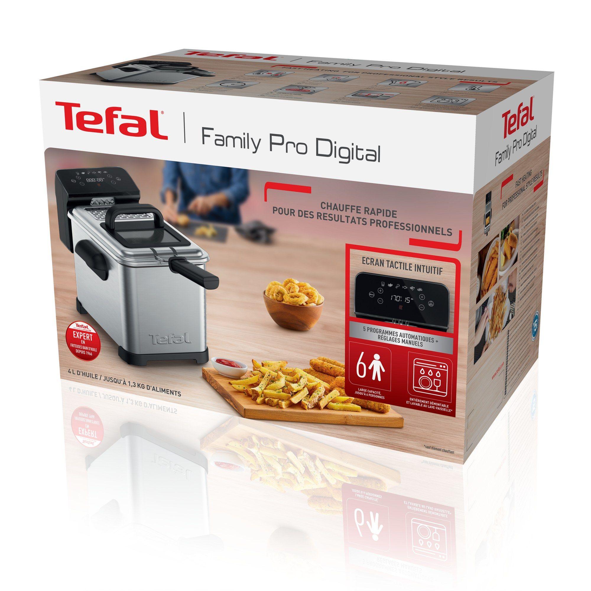 Fritadeira Independente TEFAL FR507D10 (2400 W - 190 °C - 130 °C - Inox), miniatura 13