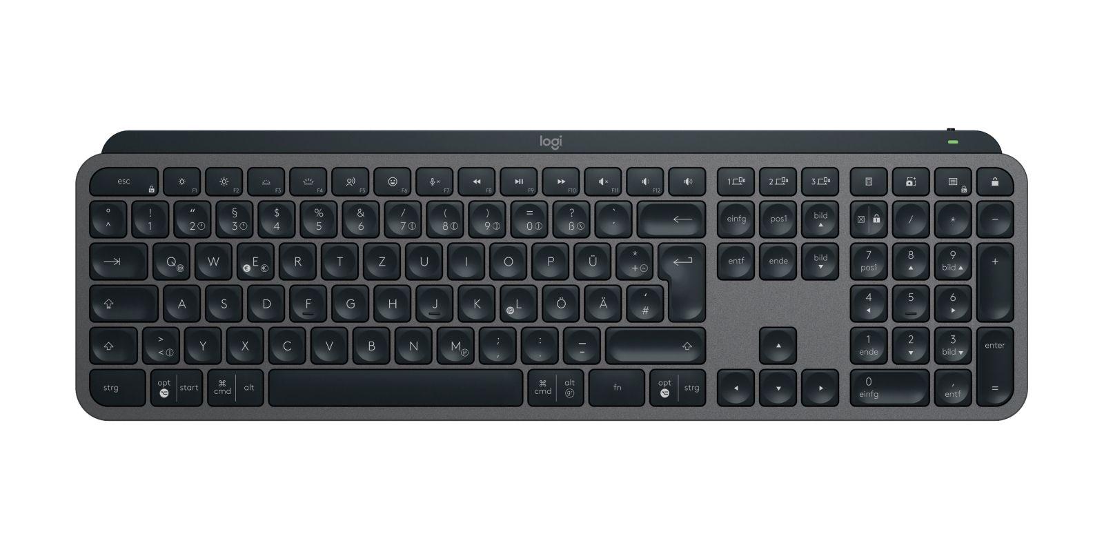 Teclado e Rato LOGITECH MX Keys Combo for Business Gen 2 (Alemão - Teclas tesoura - Tamanho completo - Grafite), miniatura 5
