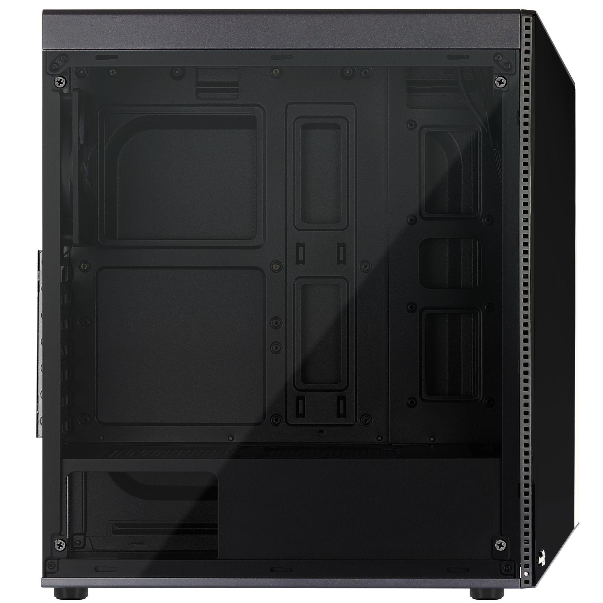 Caixa de Computador AEROCOOL Shard (ATX, Micro ATX, Mini-ITX - Midi Tower - RGB multicolorida - Preto) — miniatura 5
