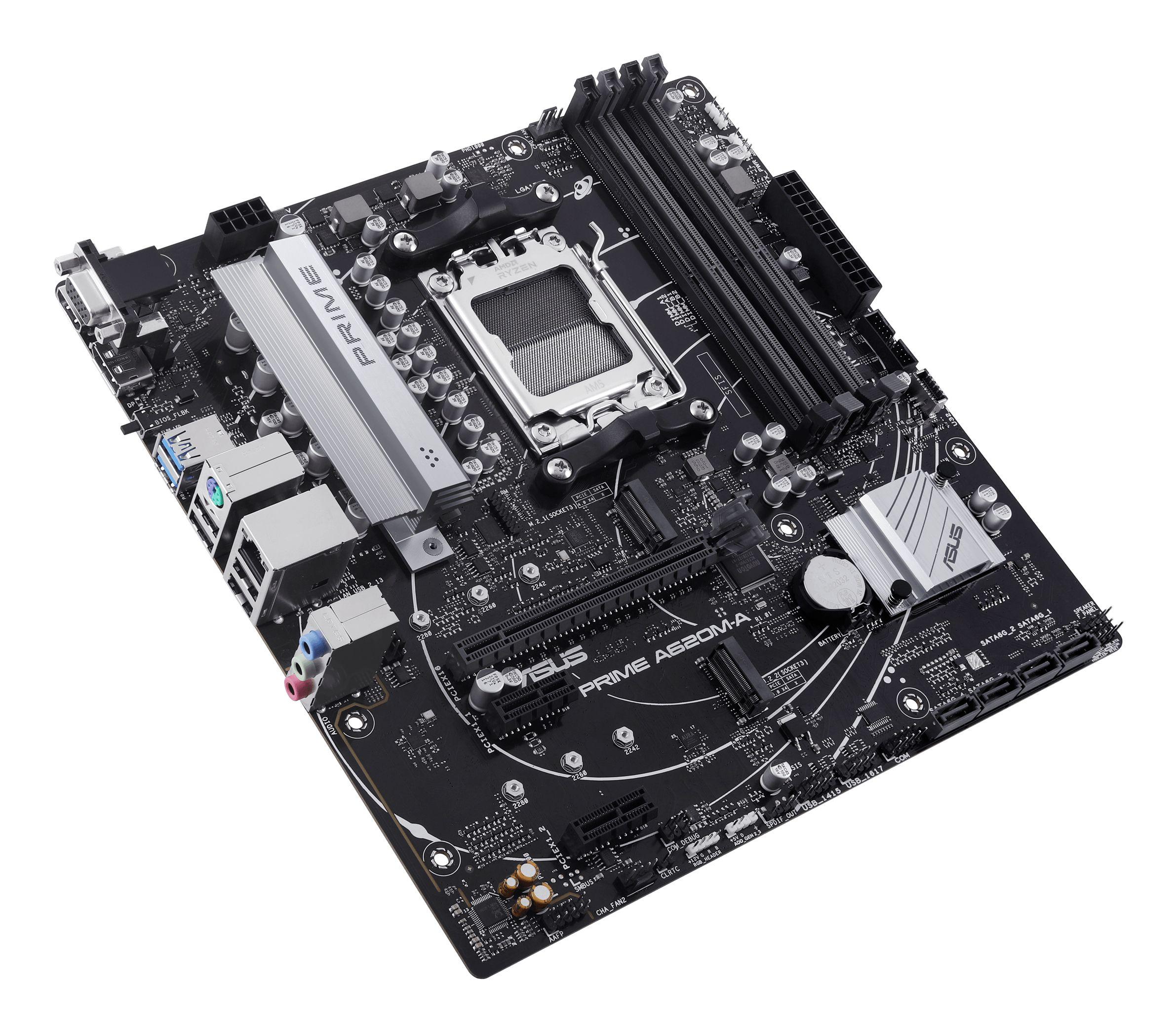 Motherboard ASUS PRIME A620M-A-CSM (AM5 - AMD Ryzen 7000 Series - micro ATX), miniatura 5