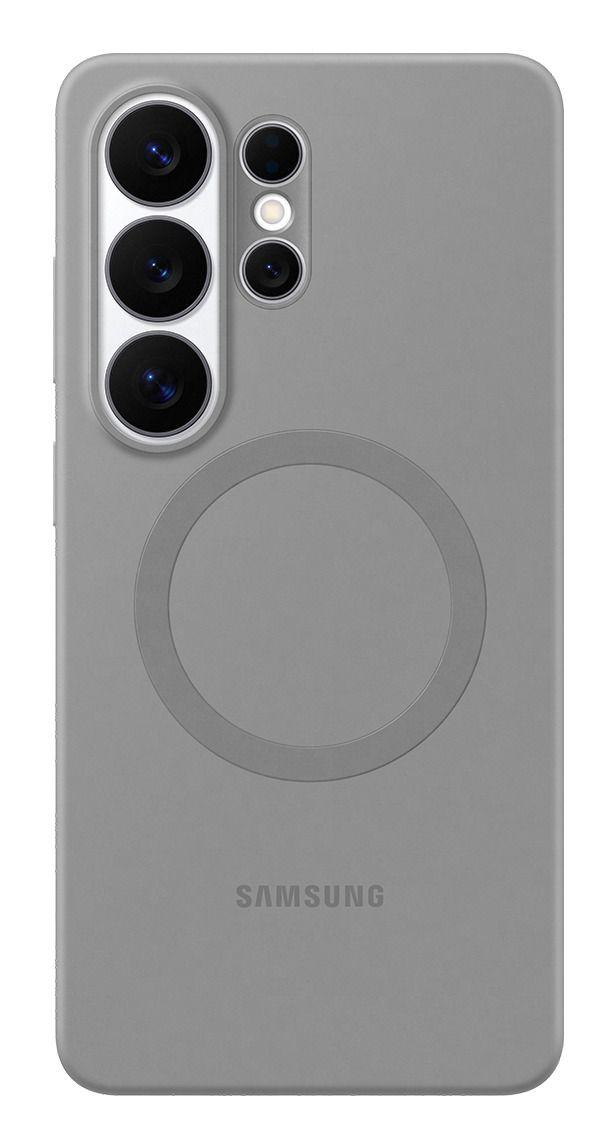 Capa SAMSUNG Silicone Magnet Case (Silicone - Cinzento)