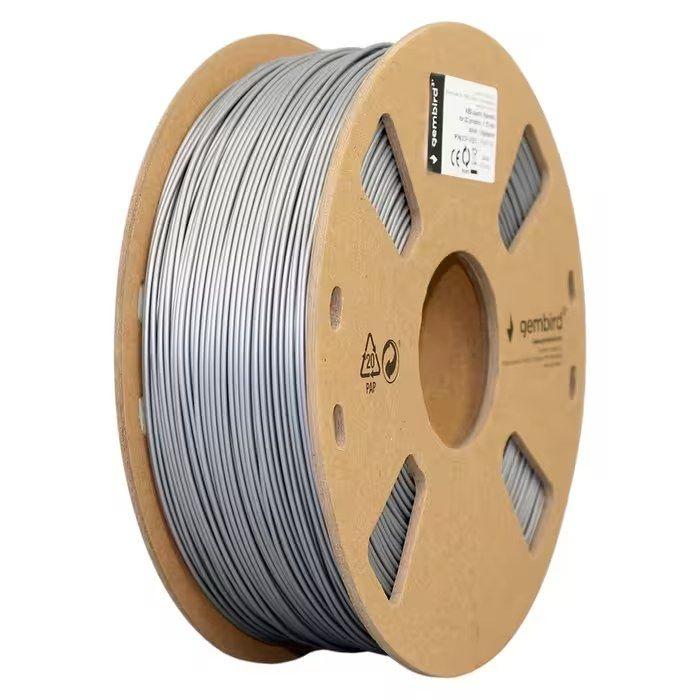 Filamento ABS GEMBIRD 3DP-ABS1.75-01-S (Qualquer marca - Prateado) — miniatura 4