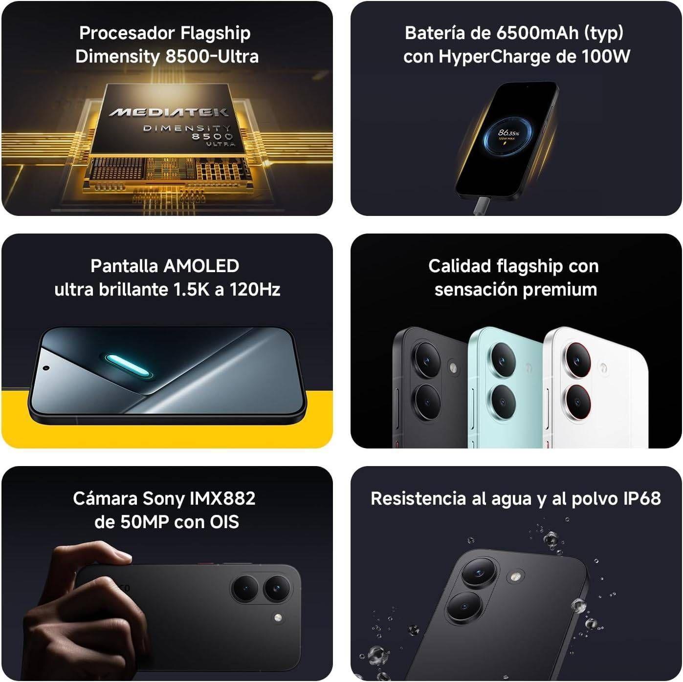 Smartphone XIAOMI POCO X8 Pro 5G (12GB/512GB - 6,59" - Verde), miniatura 3