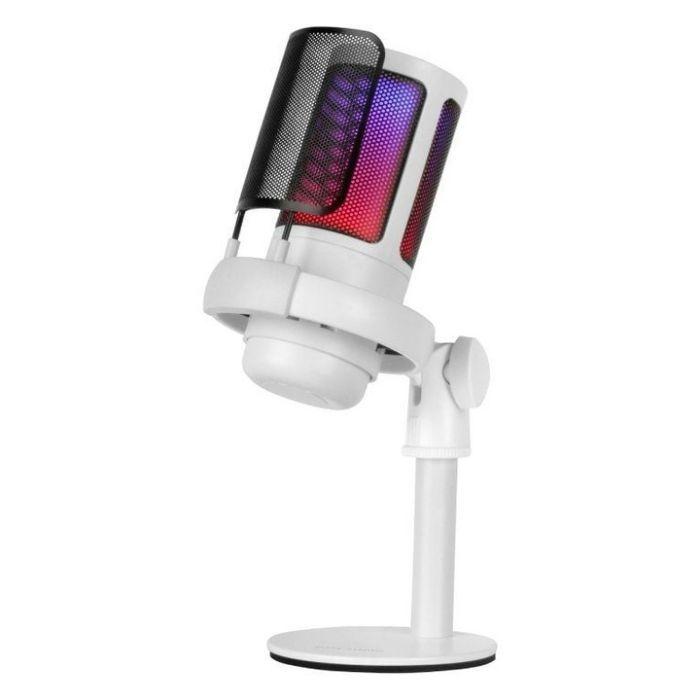 Microfone de Estúdio MARS GAMING MMIC-SE (Microfone de mesa - Com fios - USB/3.5 mm - Branco) — miniatura 2