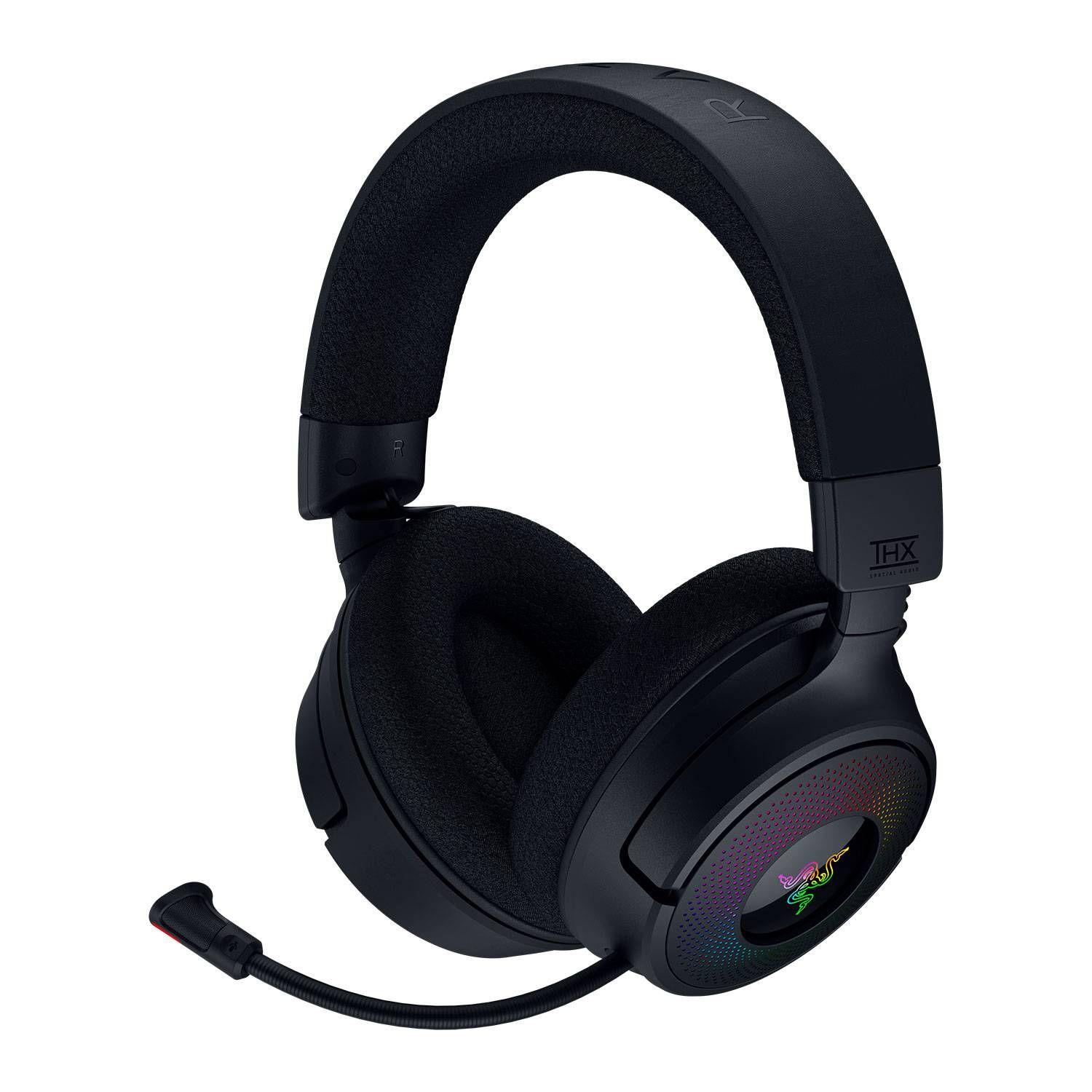Headset Gaming RAZER Kraken V4 (Binaural - Sem fios - Supra-aural - Preto) — miniatura 2