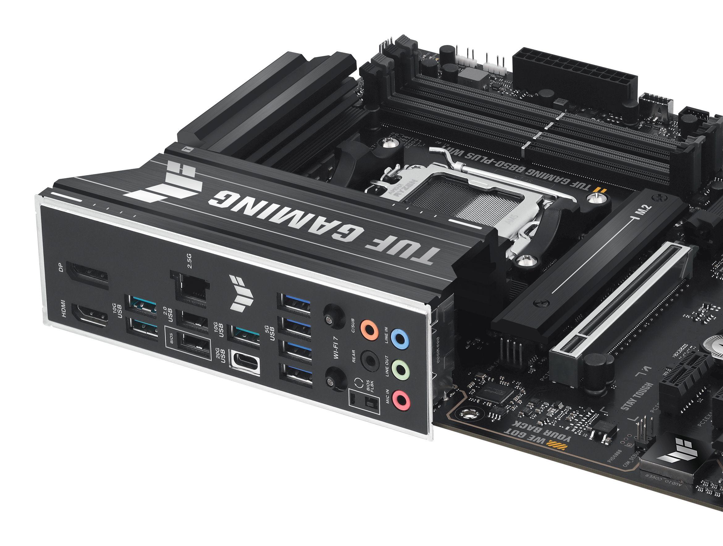 Motherboard ASUS TUF GAMING B850-PLUS WIFI (AM5 - ATX - Duplo canal - Preto), miniatura 11