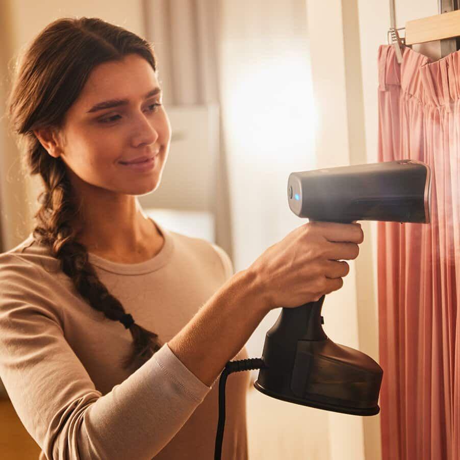 Vaporizador Vertical BRAUN GS7077BK (1600 W - 0,25 l - Base de cerâmica - Preto/Cobre), miniatura 4