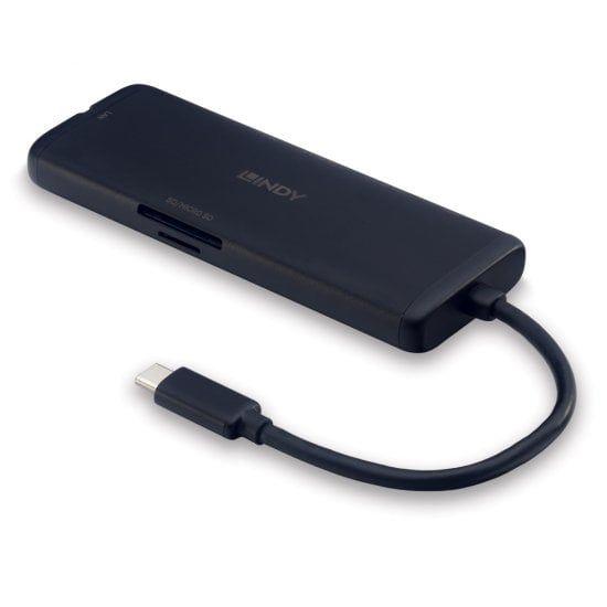 Base de Ligação e Replicador de Portas LINDY 43358 (60 Hz - Preto), miniatura 2