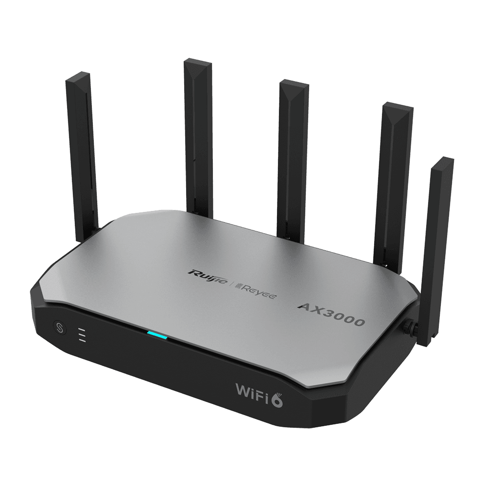 Router REYEE RG-EG105GW-X (3000 Mbps - 2,4 GHz / 5 GHz - Prateado)