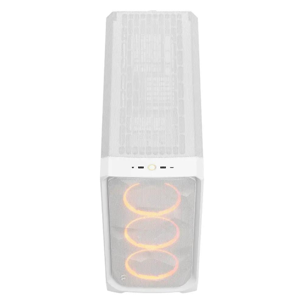 Caixa Extended-ATX FRACTAL DESIGN Meshify 3 XL RGB TG Clear Tint (Extended-ATX - Aço, vidro temperado - RGB - Branco) — miniatura 3