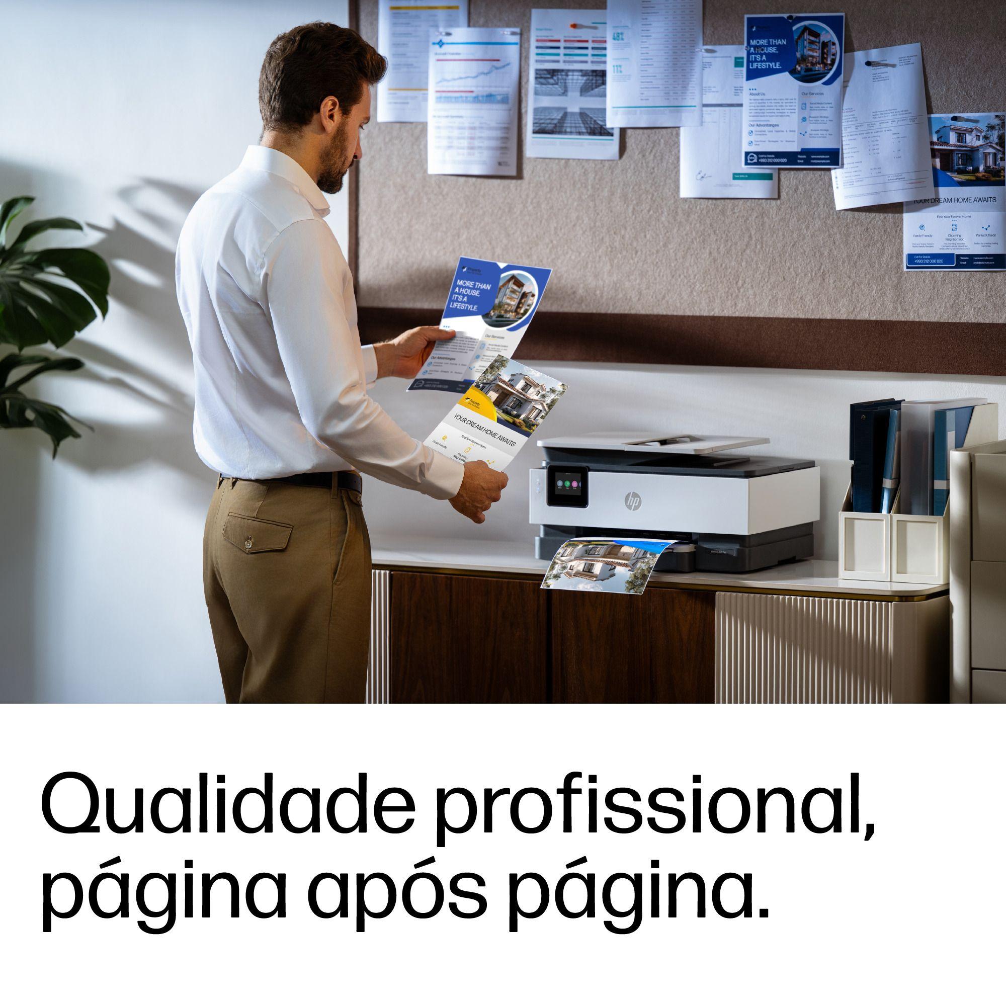 Impressora Multifunções HP OfficeJet Pro 8135e (A4 - Impressão a cores - 225 folhas - Azul), miniatura 9