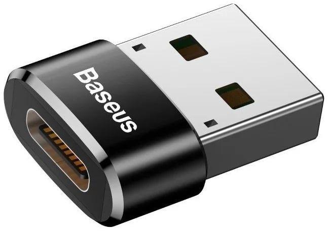 Adaptador USB-C para USB-A BASEUS CAAOTG-01 (Preto) — miniatura 3