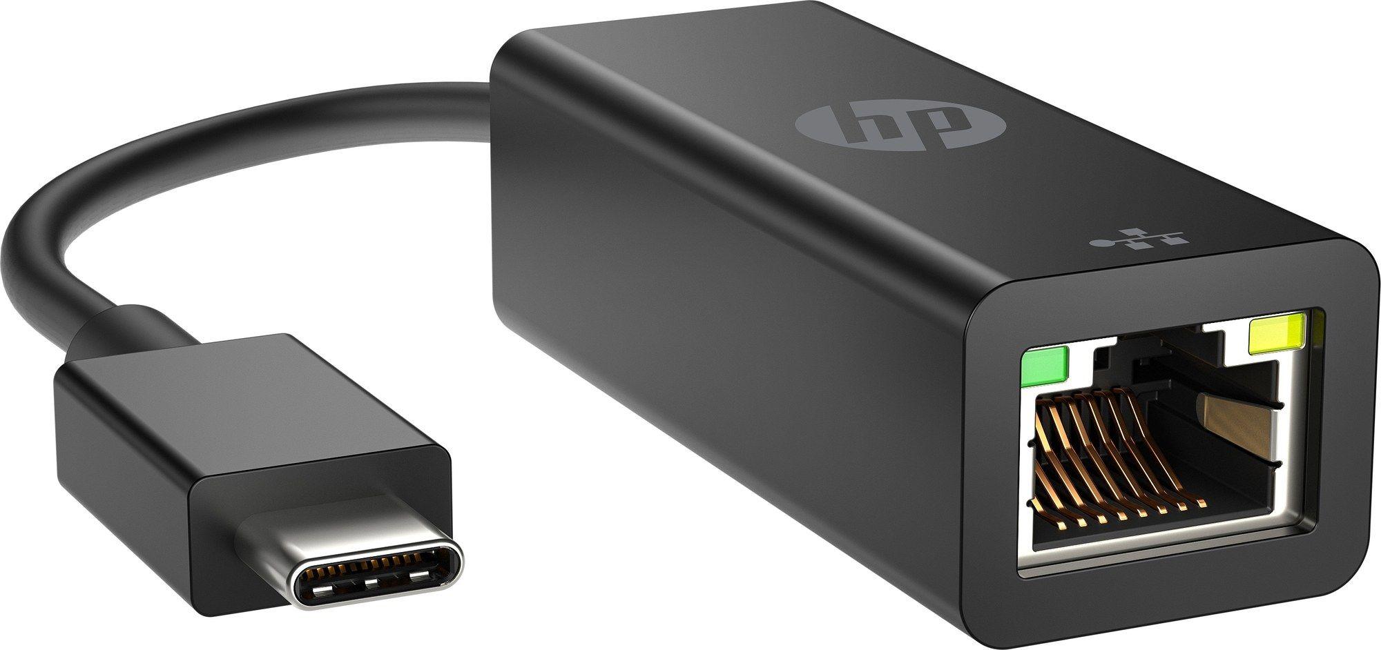 Adaptador de Rede USB-C para RJ45 HP 4Z534AA#ABB (0,1 m - USB Type-C - RJ-45 - Preto), miniatura 3
