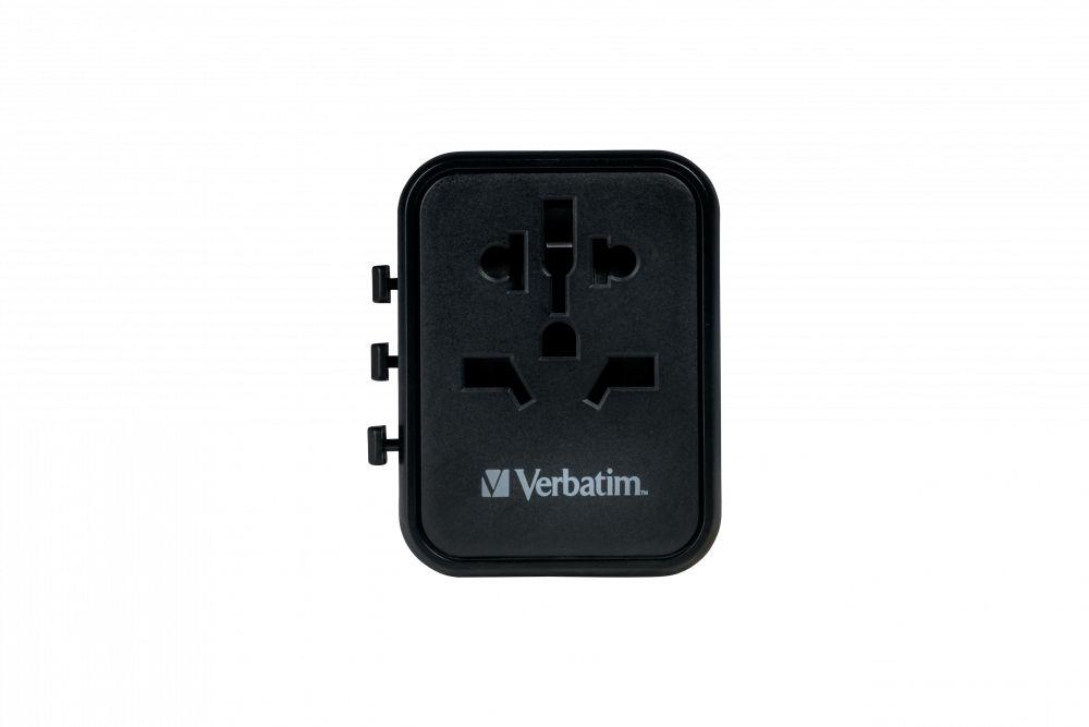 Adaptador de Viagem Universal VERBATIM UTA-02 (Policarbonato - Preto) — miniatura 5