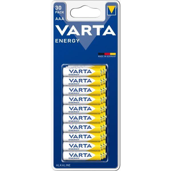 Pilhas Alcalinas VARTA Energy AAA (LR03 - 30 Unidades - 1,5 V), miniatura 2