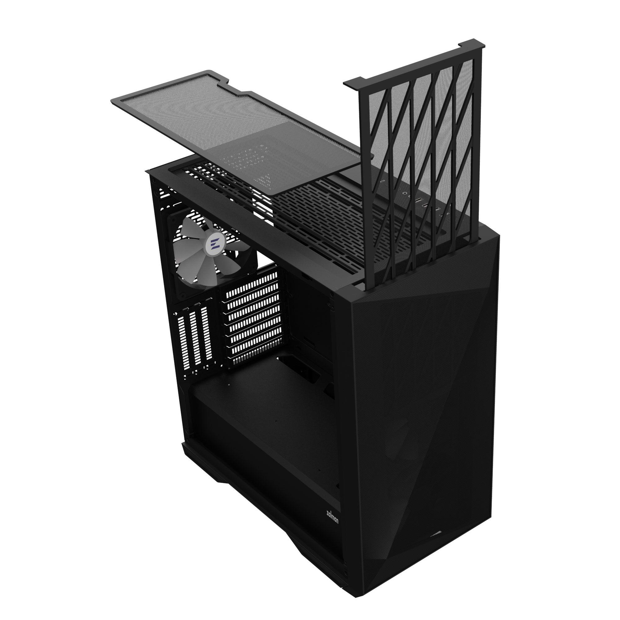 Caixa de Computador ZALMAN Z9 Iceberg MS (Midi Tower - Plástico, aço, vidro temperado - 18,5 cm - Preto) — miniatura 12