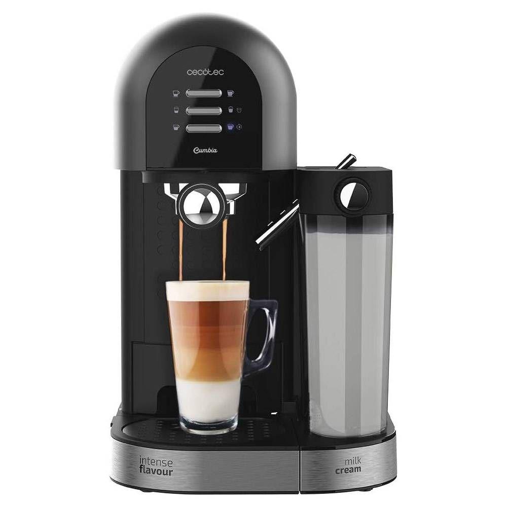 Máquina de Café Cápsulas CECOTEC Power Instant-ccino 20 Chic Serie Nera (Doses individuais, café moído - 1470 W - 20 bar - Preto e Inox) — miniatura 2