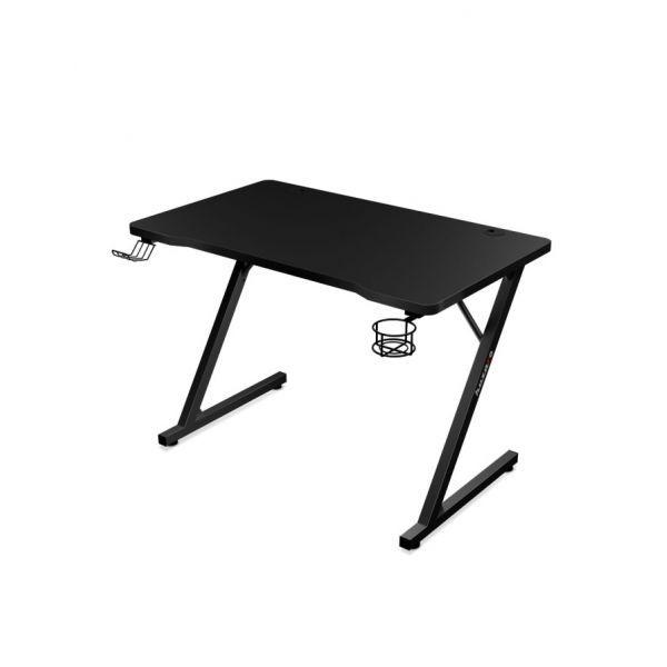 Secretária Gaming HUZARO HZ-HERO 1.8 BLACK (100 cm x 60 cm - Forma retangular - MDF - Preto), miniatura 3