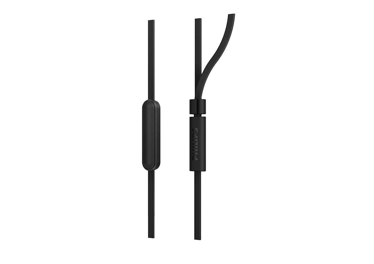 Auscultadores PHILIPS TAE1105BK/00 (Binaural - Com fios - Intra-aural - Preto), miniatura 3