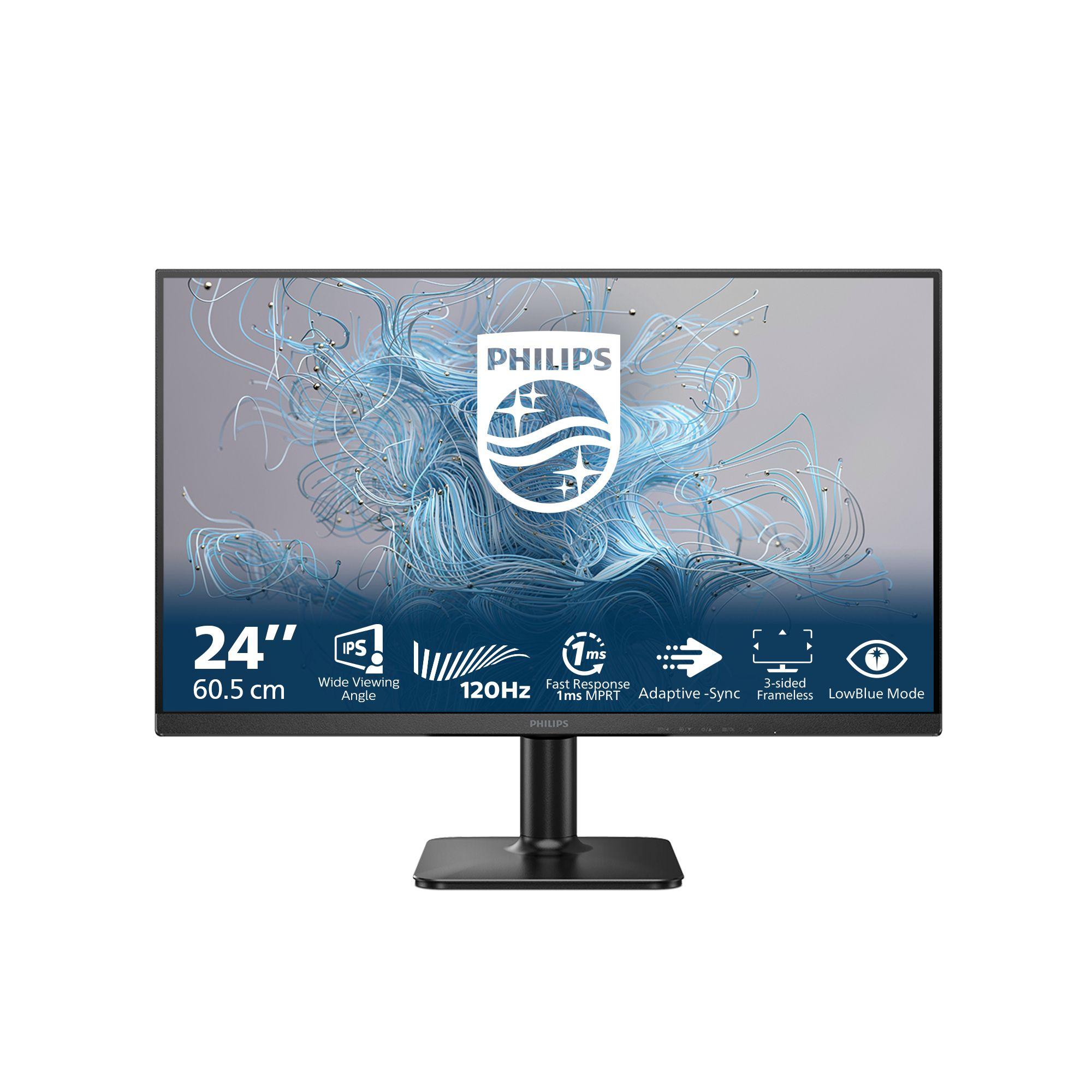 Monitor PHILIPS 24E2N1110/00 (23,8" - IPS - 120 Hz - Preto)