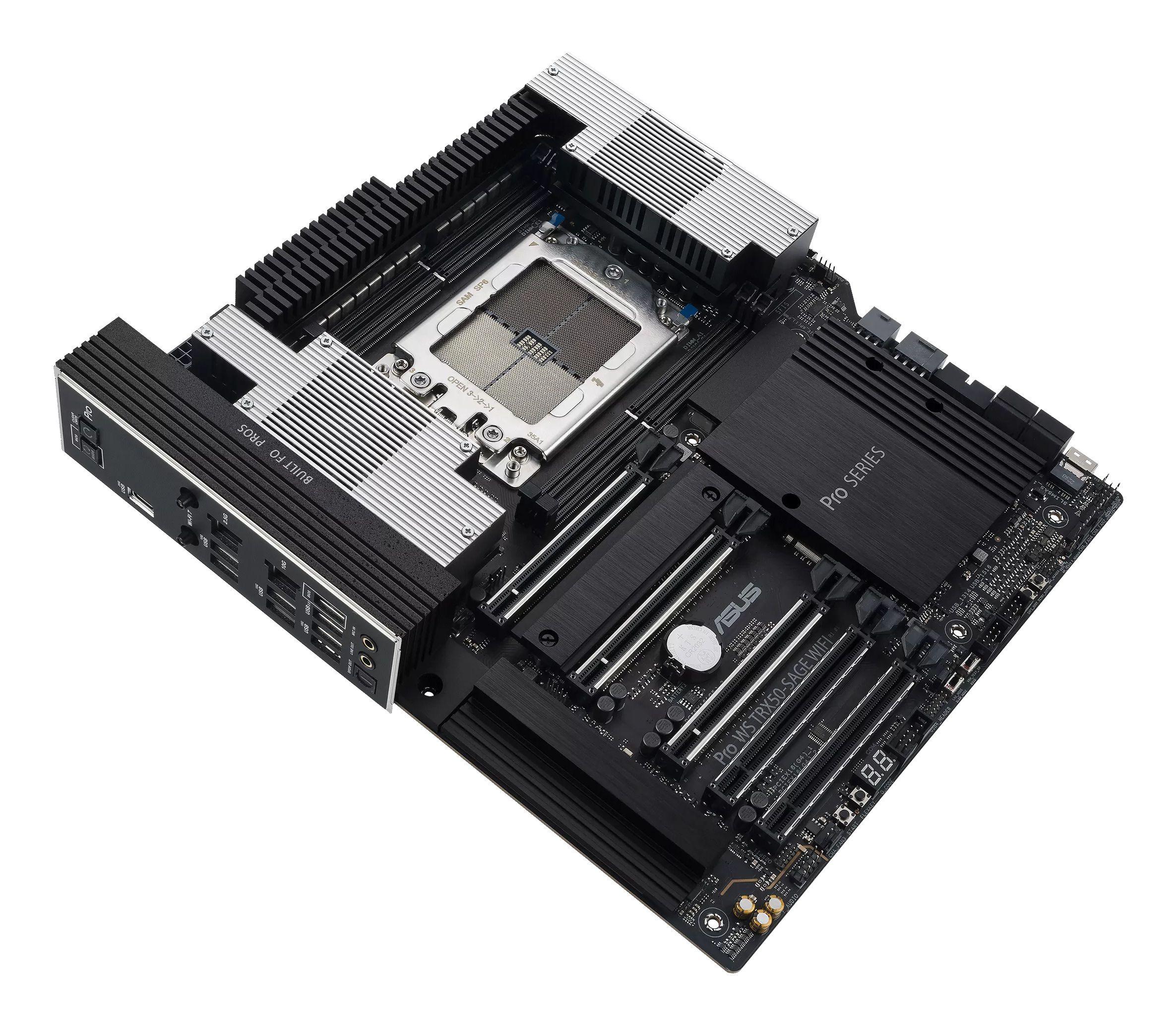 Motherboard ASUS Pro WS TRX50-SAGE WIFI (sTR5 - SSI CEB - Quadri-canal - Preto), miniatura 5