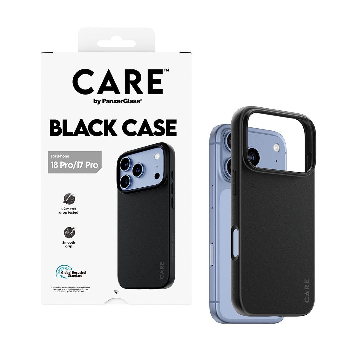 Capa para Telemóvel PANZERGLASS CARE™ TPU Case (Preto), miniatura 5
