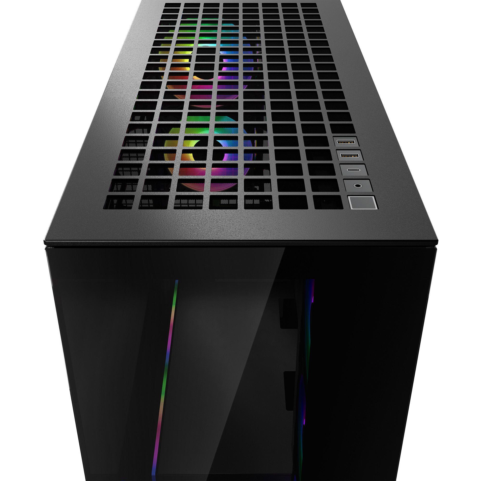 Caixa PC ARCTIC Xtender (EATX, ATX, micro-ATX, Mini-ITX - Midi Tower - Metal, Vidro temperado - Preto) — miniatura 5