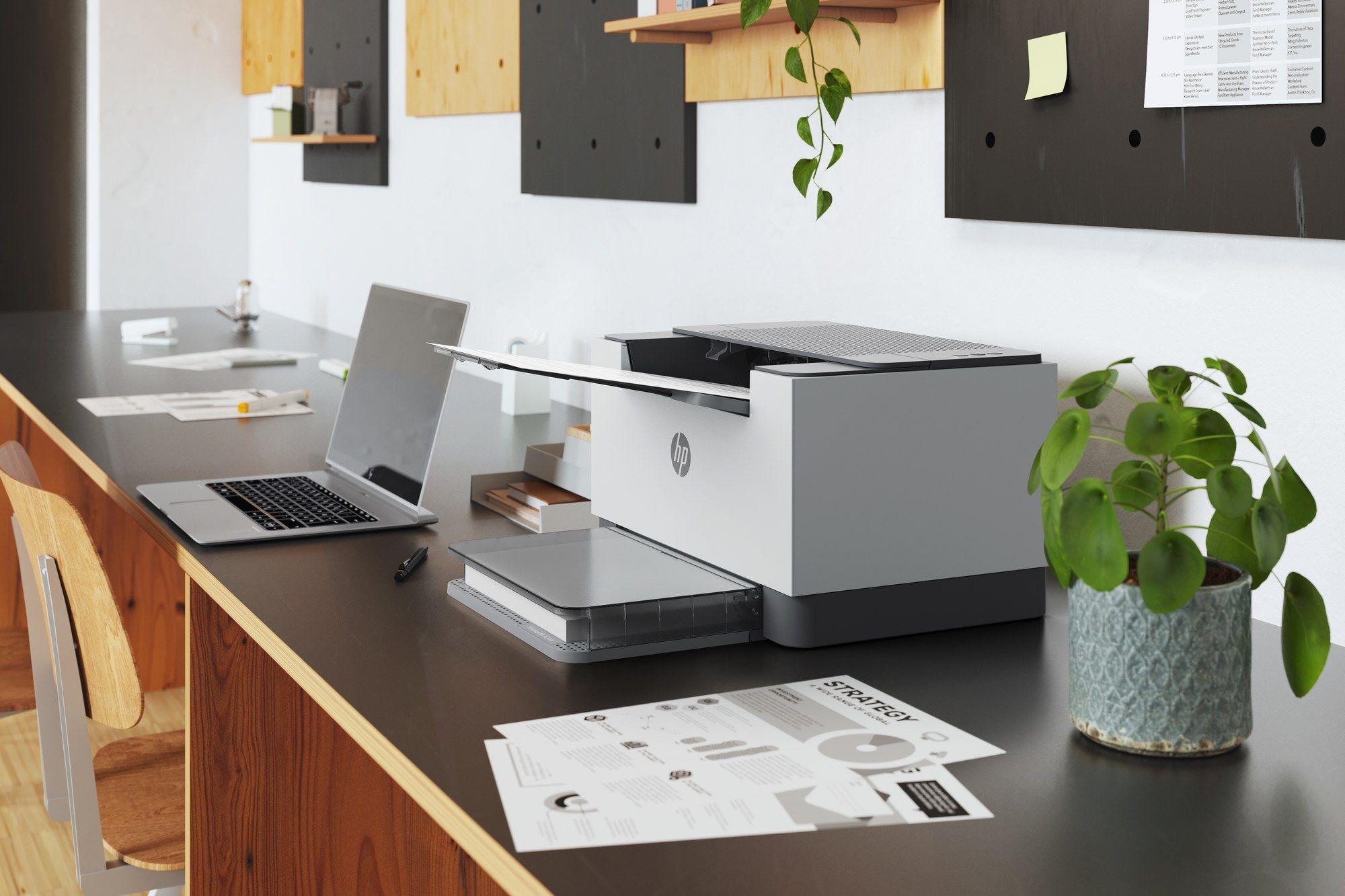 Impressora Laser Monocromática HP LaserJet M209d (A4 - Impressão a preto e branco - 150 folhas - Preto e Branco) — miniatura 7