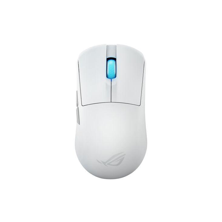 Rato ASUS ROG Harpe Ace Mini (Ambidestro - 42000 DPI - Ótico - Branco)