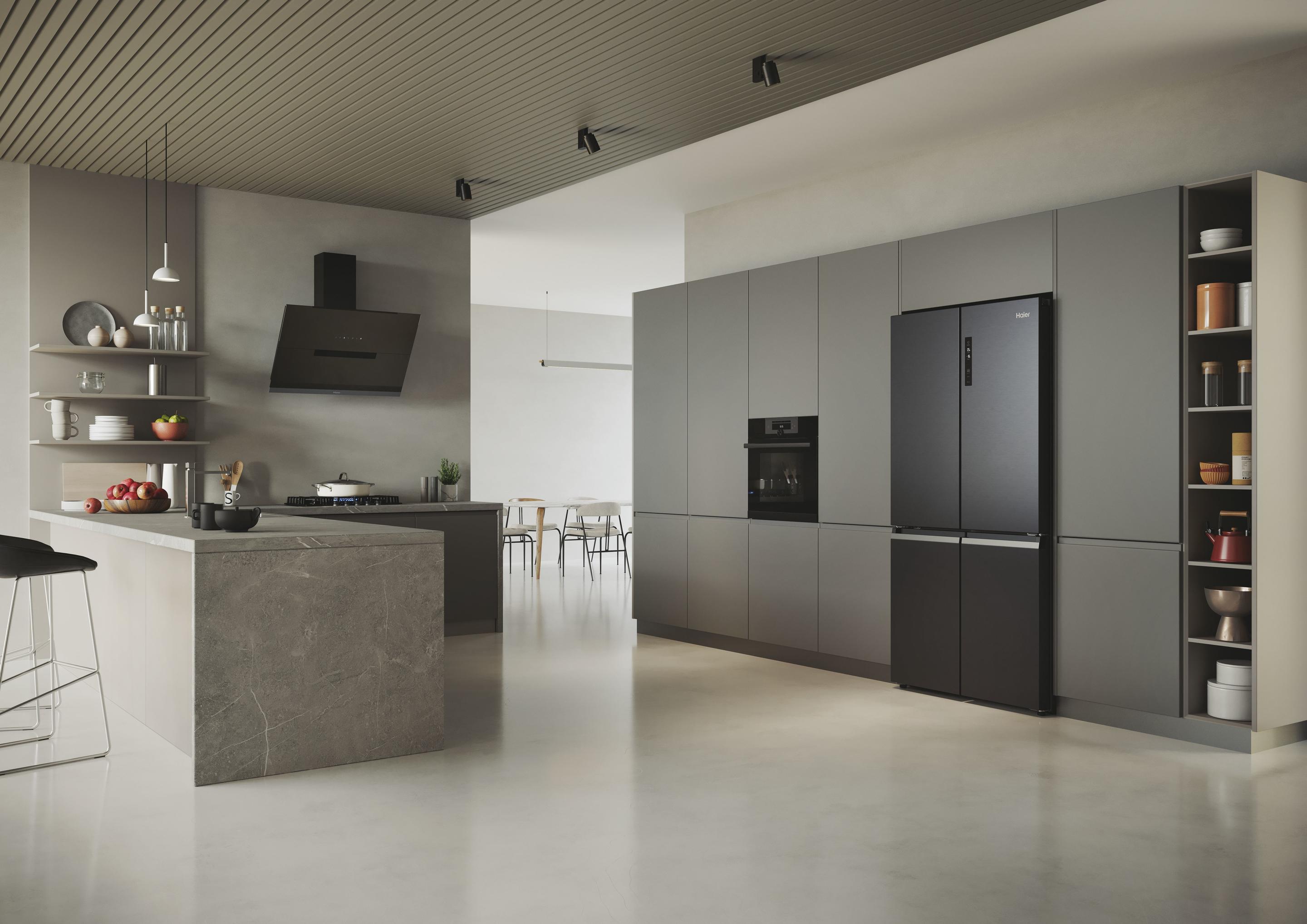 Frigorífico Americano Independente HAIER HCR5919ENMB (528 l - 190x90,8x64,8 cm - 91 cm - Preto Escovado) — miniatura 13