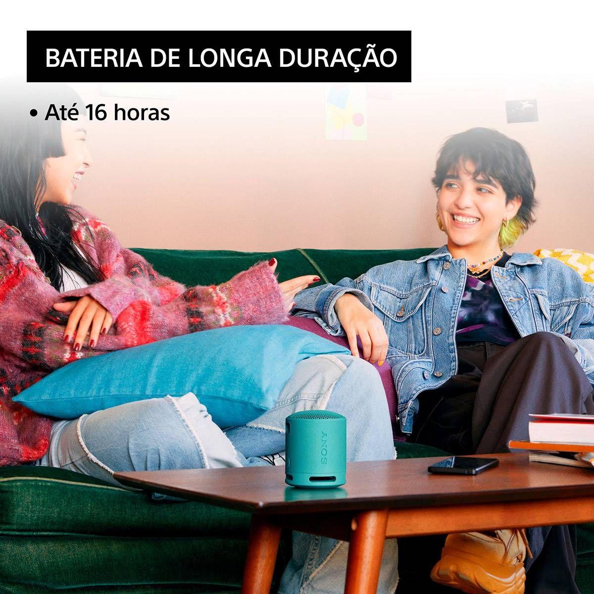 Coluna Portátil SONY SRS-XB100 (2,5 W - Sem fios - Azul), miniatura 6