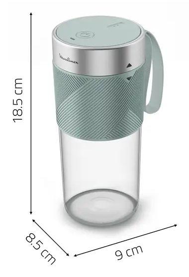 Liquidificadora Portátil MOULINEX Lightmix LM1C0410 (Liquidificador portátil - 0,3 l - Bateria) — miniatura 4