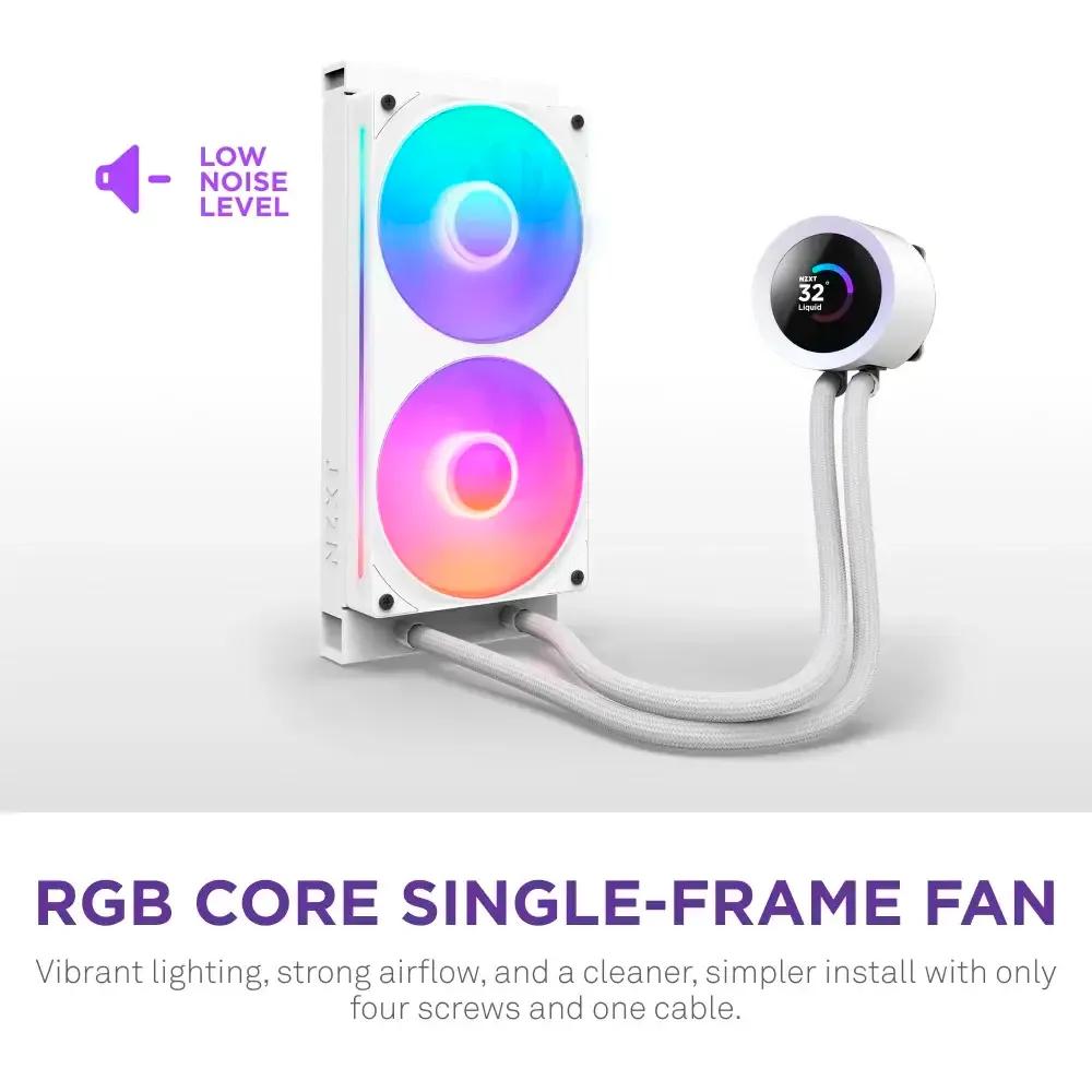 Sistema de Arrefecimento Líquido NZXT Kraken Plus RGB 240 (Ecrã TFT 1,54" - Radiador 240 mm - Branco) — miniatura 6