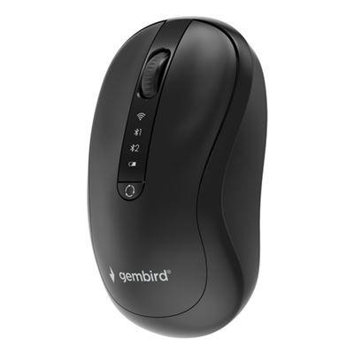 Rato GEMBIRD MUSW2-4B-01 (Ambidestro - 1600 DPI - Ótico - Preto) — miniatura 3
