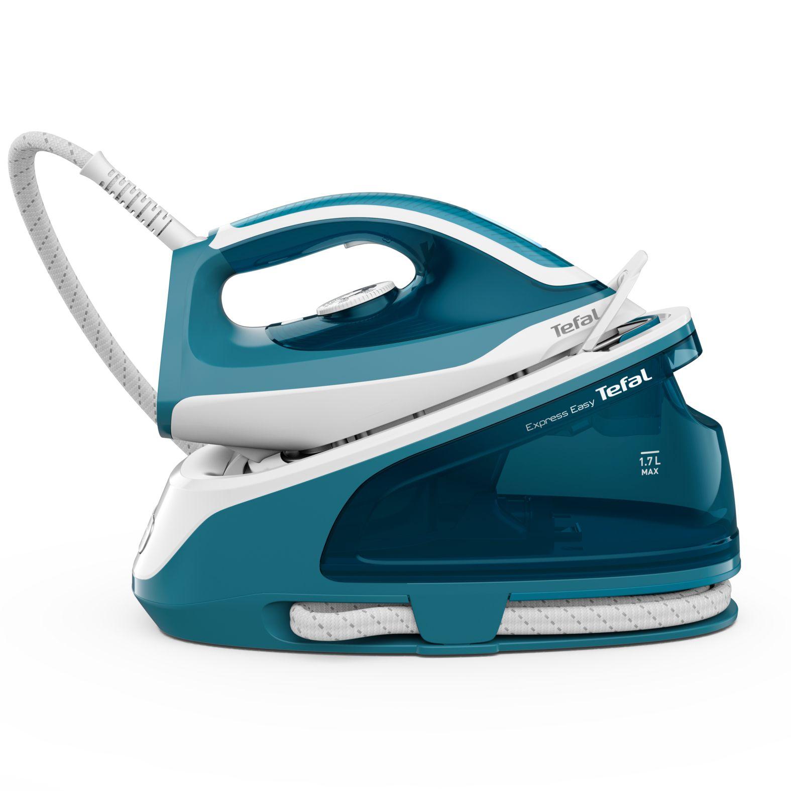 Centro de Engomar TEFAL Express Easy SV6131E0 (2200 W - 1,7 l - 5,8 bar - Branco/Azul) — miniatura 3