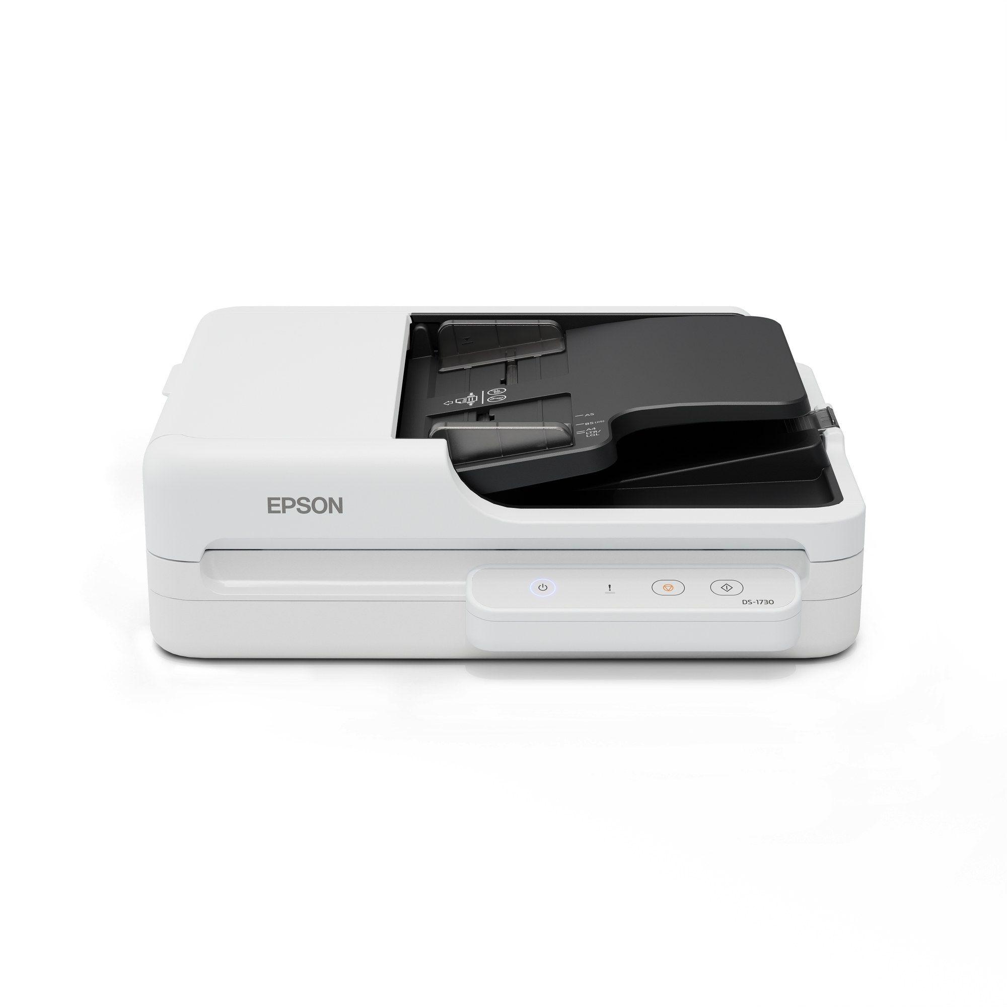 Scanner de Mesa EPSON WorkForce DS-1730 (USB 2.0 - Preto e Branco)