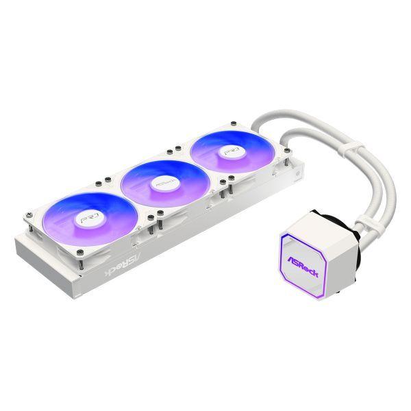Refrigerador Líquido ASROCK Pro White 360 ARGB (AM4, AM5, LGA 1851, LGA 1700 - AM4, AM5, LGA 1700, LGA 1851 - 120 mm - Branco) — miniatura 4
