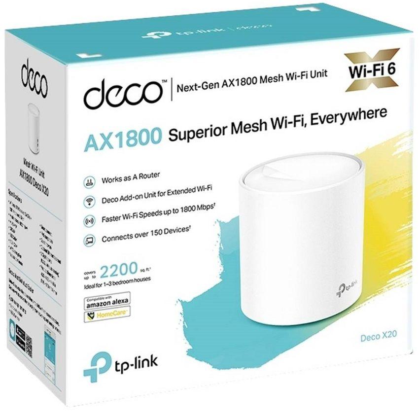 Sistema Mesh Wi-Fi TP-LINK Deco X20 (Wi-Fi 5 - 1775 Mbit/s - Banda dupla - Branco) — miniatura 3