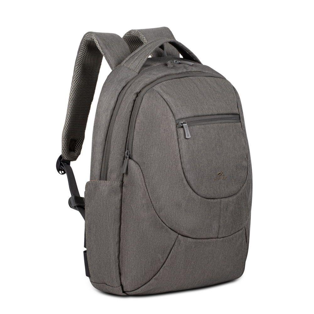 Mochila para Portátil RIVACASE Galapagos 7761 (Tecido resistente à água - 15,6 polegadas - Caqui) — miniatura 2