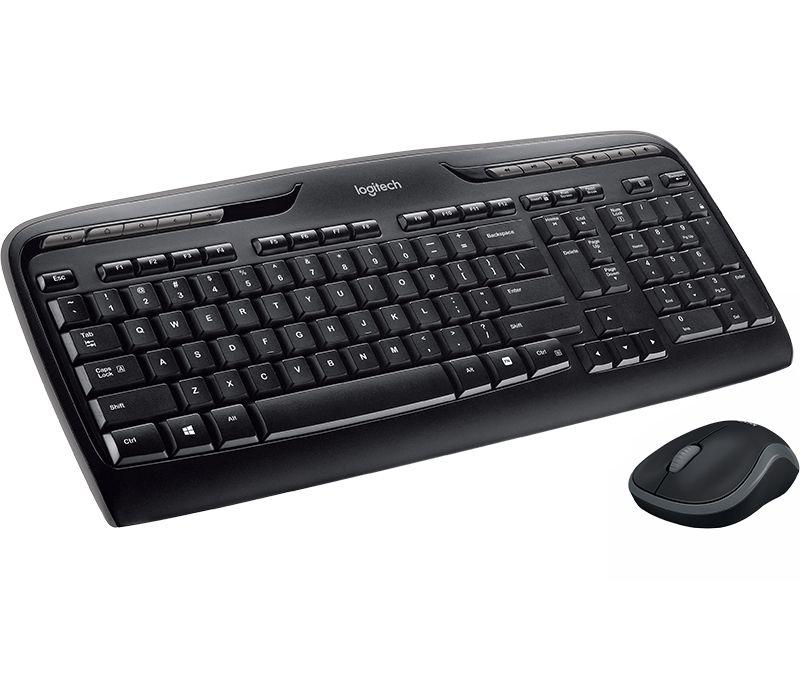 Conjunto de Teclado e Rato LOGITECH MK330 (Nórdico - Tamanho completo - RF Wireless - Preto), miniatura 2