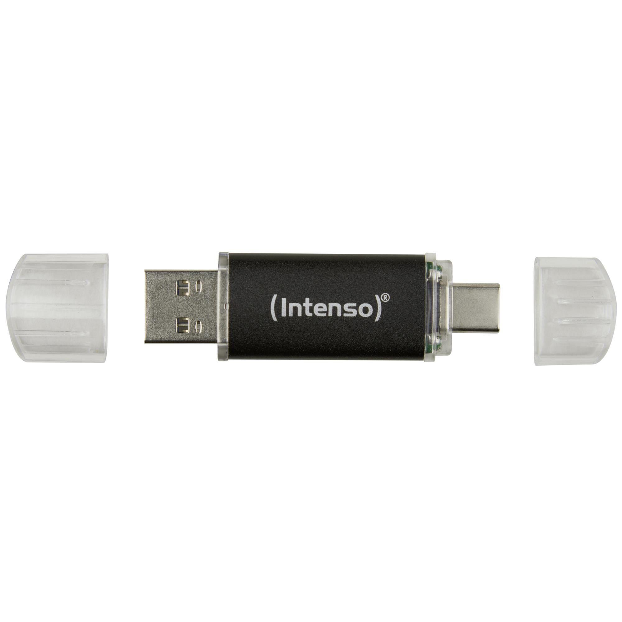 Pen USB INTENSO Twist Line 32GB (Tampa - USB Type-A / USB Type-C - USB 3.2 Gen 1 - Antracite), miniatura 3