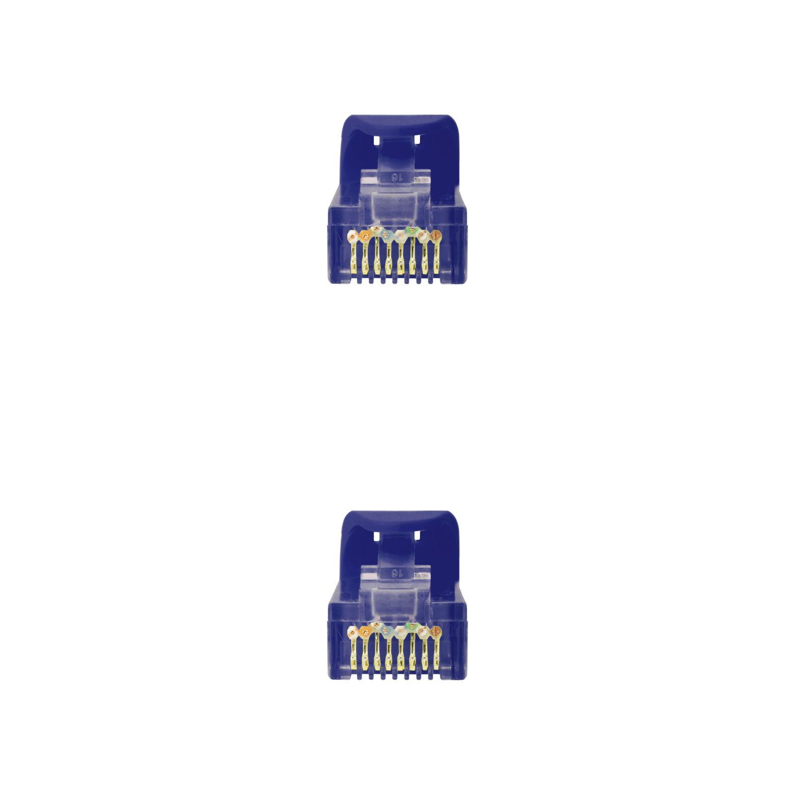 Cabo de Rede NANOCABLE 10.20.1801-BL (1 m - Cat6A - RJ-45 Macho - Azul), miniatura 3